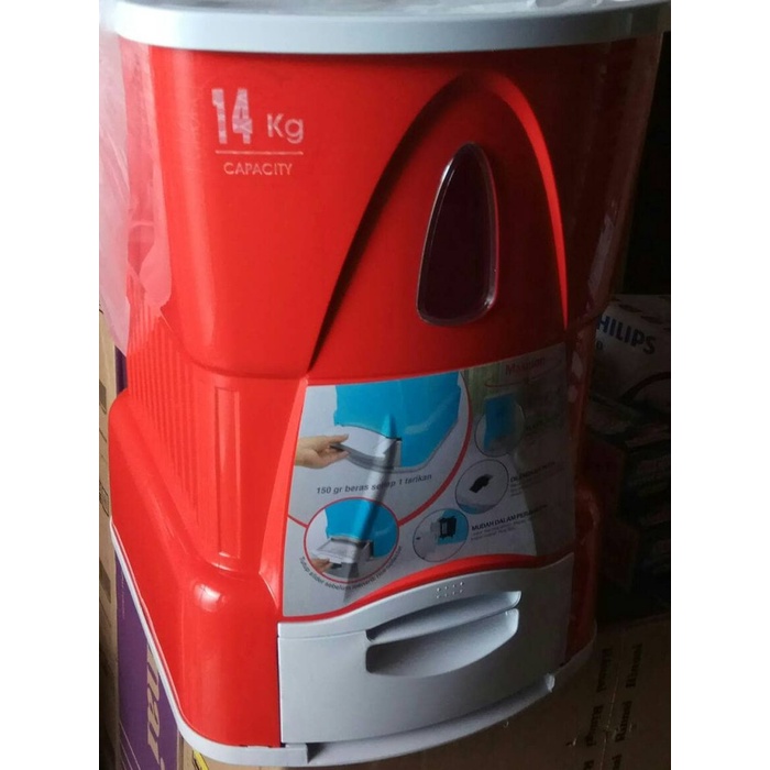 ds1047d1 Maspion Rice Box Mrd1400Ap Mrd 1400Ap Tempat Beras 14Kg Mrd 1400 Ap Ef20Ff
