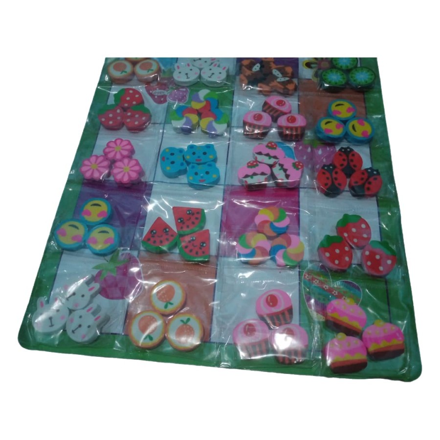 

-Penghapus Karakter Lucu Isi 60pcs/ Penghapus karakter Lucu /murah habibi02