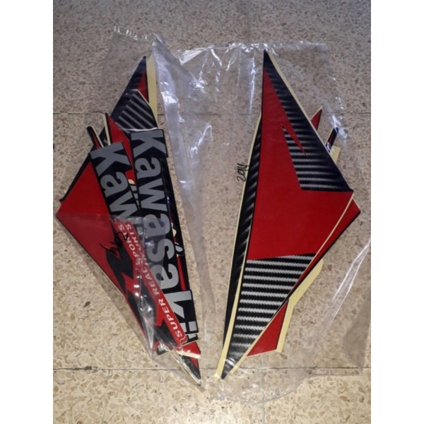 (siap kirim) striping sticker motor kawasaki Ninja 150RR 2014 - NINJA RR
