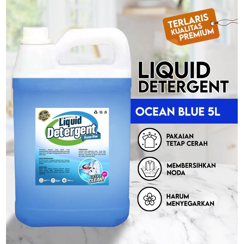 Liquid Detergen 5 Liter SUPER KONSENTRAT PREMIUM - Detergen Cair 5L