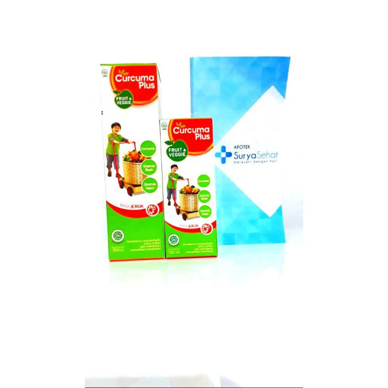 Curcuma Plus Fruit and Veggie 100 atau 200ml
