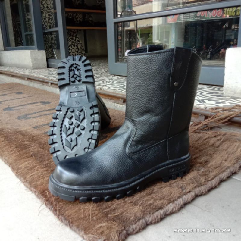 SEPATU SAFETY SHOES SEPATU PROYEK WELDER SEPATU LAPANGAN KULIT ASLI
