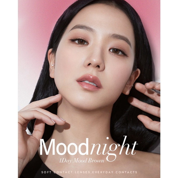 KoreaBeautyLens Ready Stock Softlens Olens 1day TRIAL OLENS Mood Night Mood Brown x Jisoo BLACKPINK 