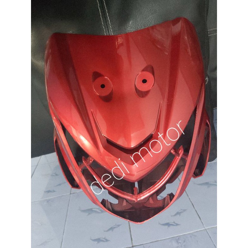 Tameng depan beat pop merah maroon produk VR