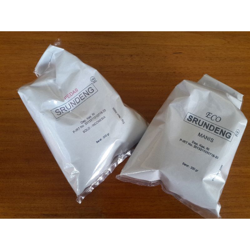 

Srundeng Manis Pedas Eco Pilihan Ibu 250 gram
