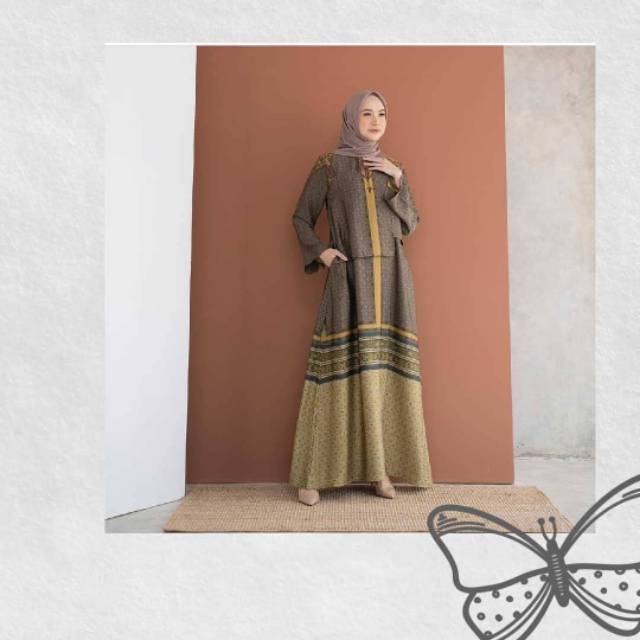 MOYKA RUMAISHA DRESS HEAVEN LIGHTS X KAMIIDEA