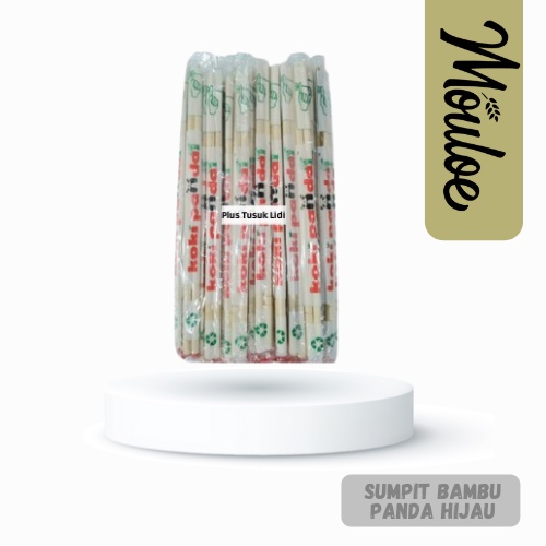 SUMPIT BAMBU 1PACK 50pcs | Mouloemart | sumpit bambu plus tusuk gigi