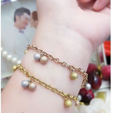 Titanium gelang rantai mix LL18052215