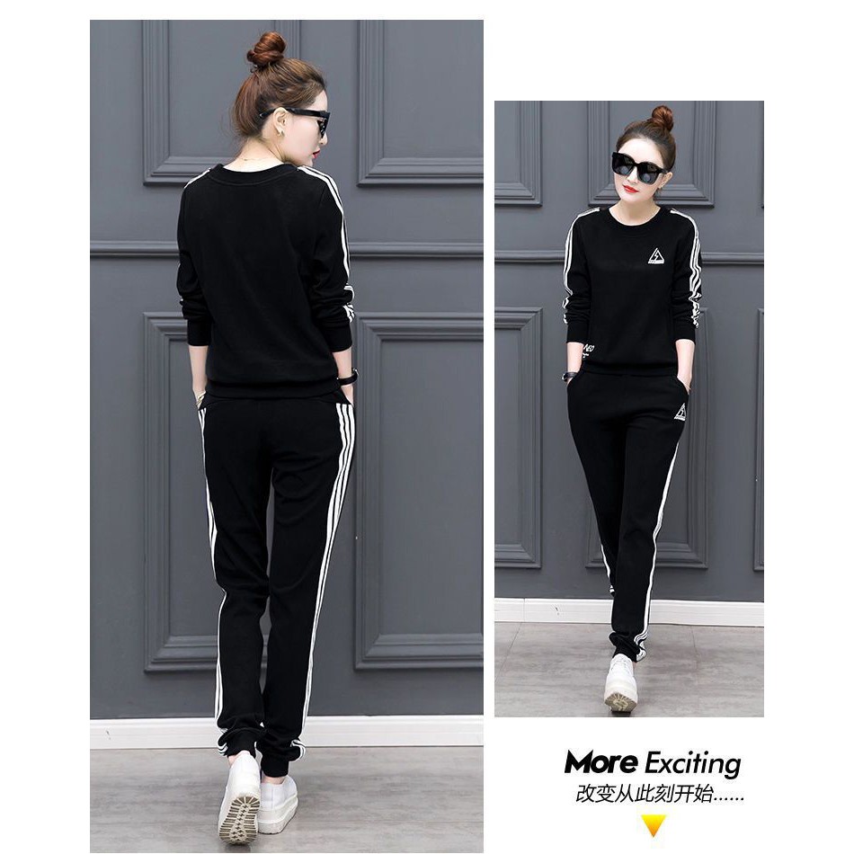 Bj-7027 import Baju Lengan Panjang dan Celana Wanita Keren