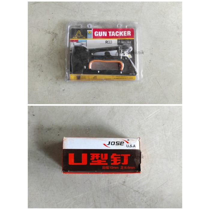 Staples jok staple gun hekter 4-8mm + isi Staples 8mm Jose termurah