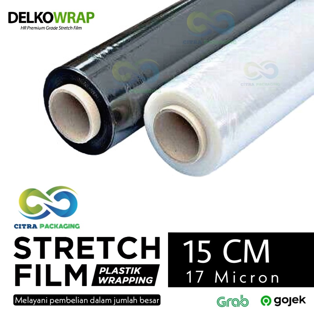 

PLASTIK WRAPPING / STRETCH FILM 15CM - DELKOWRAP
