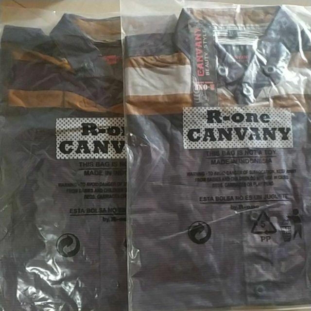 Kemeja Lengan Pendek Pria Bahan Katun Kemeja Kasual Cowok Original Rone Canvany