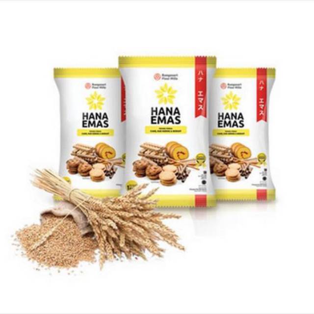 

HANA EMAS tepung terigu untuk cake, kue kering & biskuit 10 kg