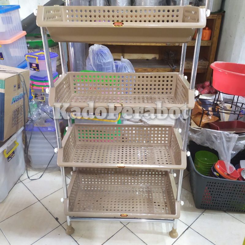 Rak Buku - Rak Susun Buku Rak Pajangan Rak Penyimpanan Rak Jumbo Naiba Rak Warung