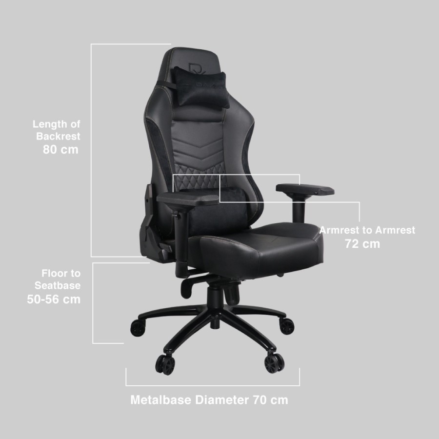 Rexus Daxa Elco One DX EC1 / DX-EC1 Gaming Chair / Kursi Gaming