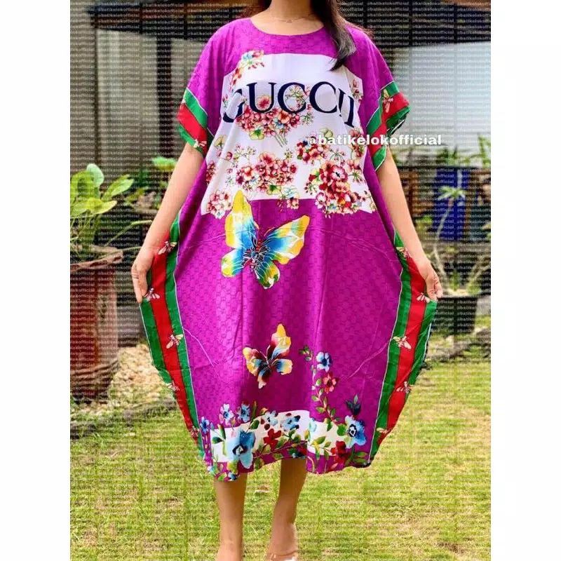 Daster Kalong elok Gucci Kupu Ibu mama baju
