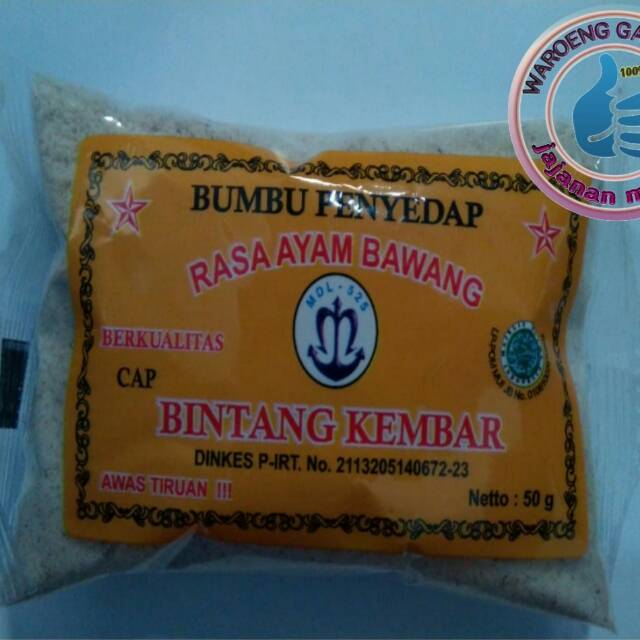 

Bumbu atom cap bintang kembar 50 gr