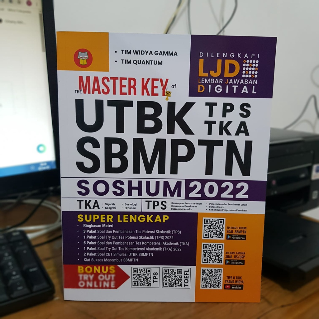 BUKU THE MASTER KEY OF UTBK SBMPTN SOSHUM 2022 - YRAMA WIDYA