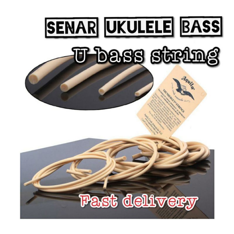 senar ukulele bass aquila/senar ubass/snare ubass aquila string rubber