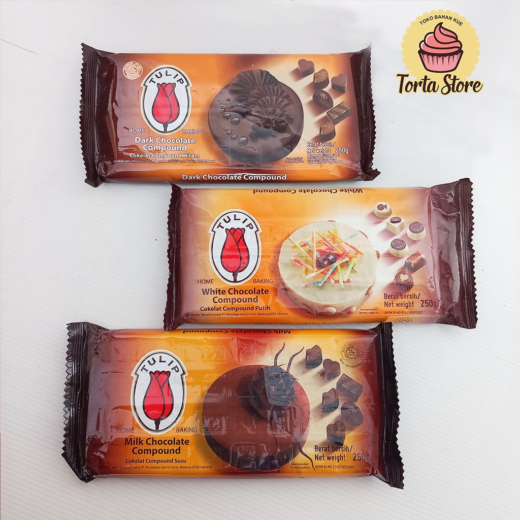 

COKLAT COMPOUND TULIP 225gram