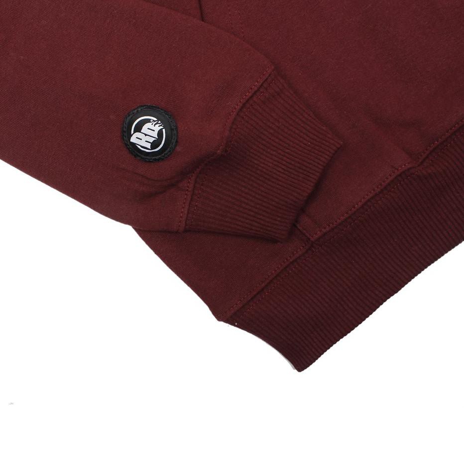 Lagi Tren.. Rown Division Official Pullover Hoodie Maroon - Rowndvsn Jaket Coolliest Maroon