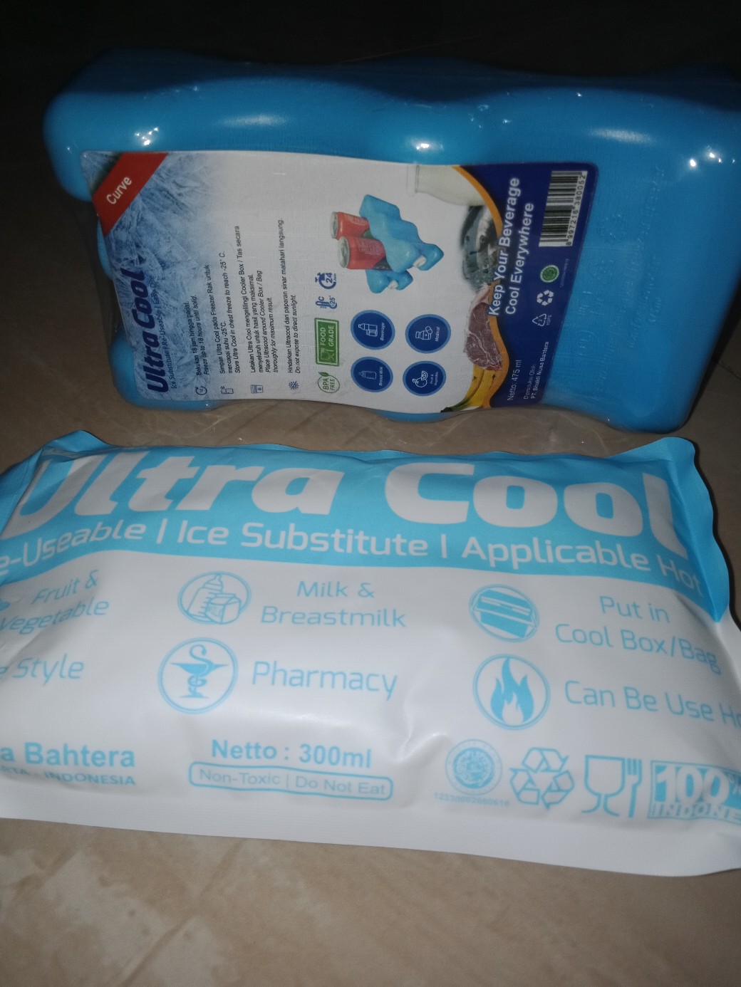 Ultra Cool Ice Gel Ice Cooler Curve 475 Ml