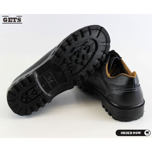 Sepatu Pria Boot Casual Bahan Kulit Asli Sepatu safety Kulit Pria Original MR LA