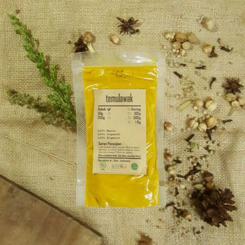 

Minuman Jamu Herbal Temulawak Bubuk