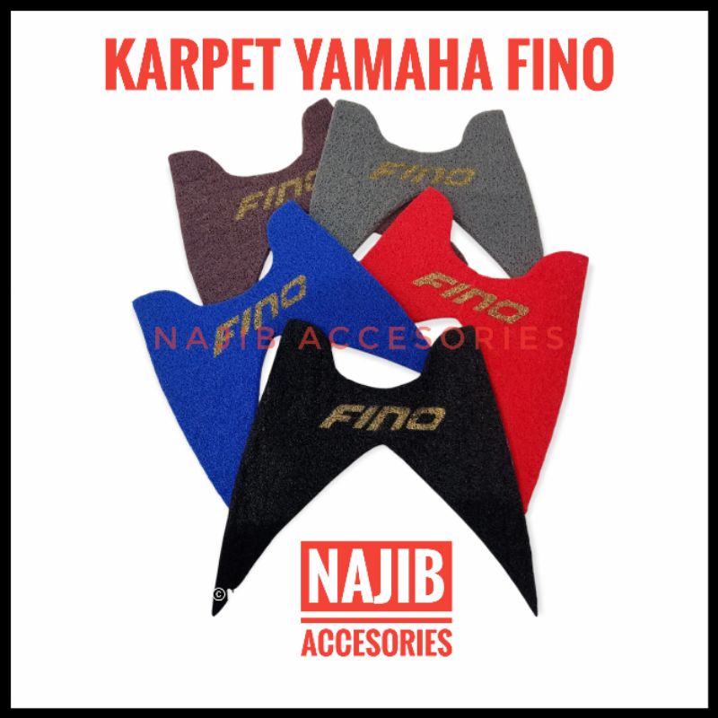 Karpet Motor Fino Grande 125cc / Aksesoris Motor Mio Fino 125cc Bluecore