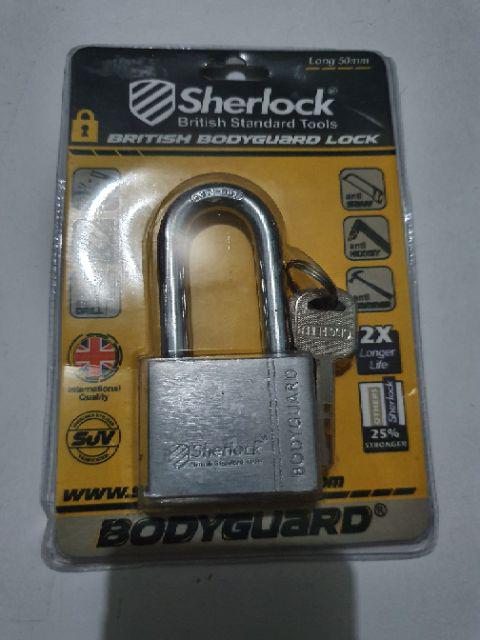 Gembok Sherlock Bodyguard 50mm Leher Panjang
