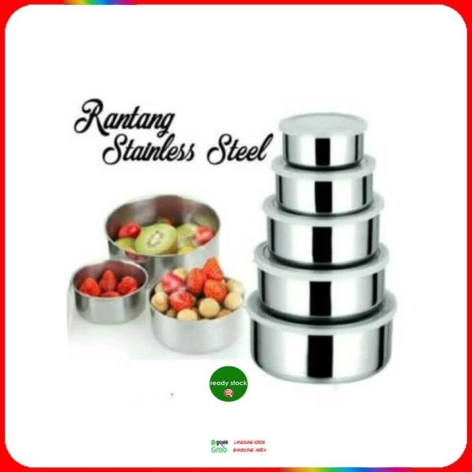 ><><><] Fresh Box susun 5 Stainless Steel / Rantang Susun 5 Stainless Steel