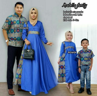 BATIK sarimbit couple zara family  gamis  TERMURAH Shopee 