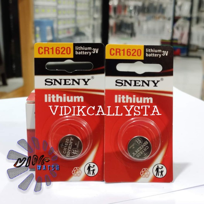 BATERAI LITHIUM 3V CR 1620 CR-1620 BATREI BATRE KANCING CR1620 ASLI ORIGINAL