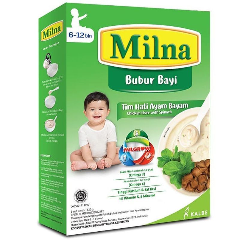 Milna Bubur MPASI 6+ dan 8+ bulan