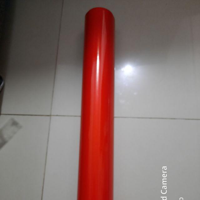 Stiker reflektive memantulkan cahaya asahi/sheikolite/solid/transign-RED