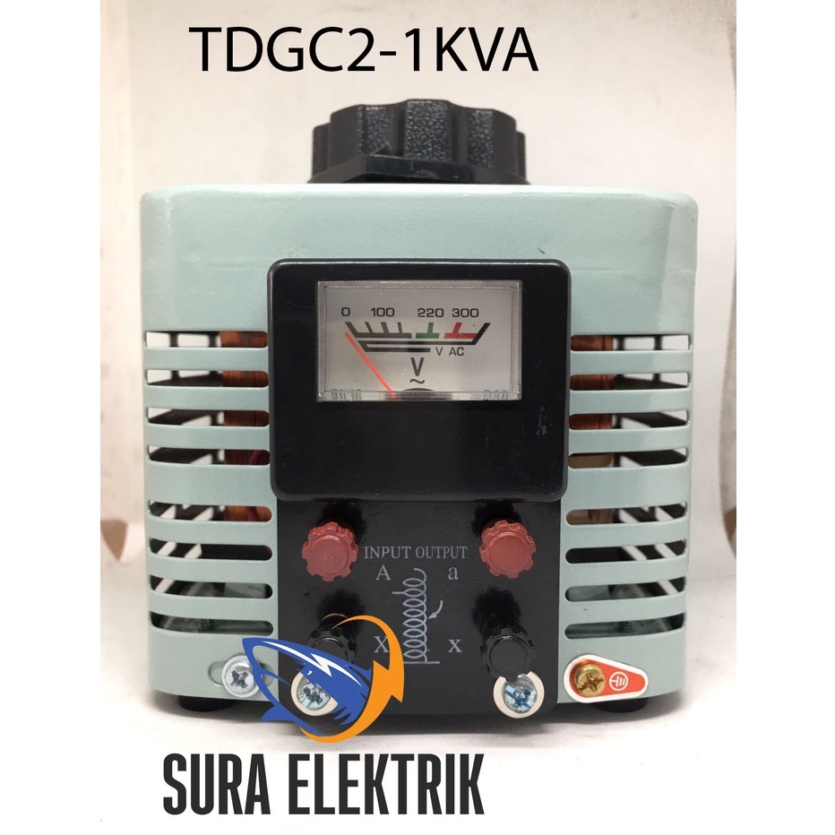 Slide Regulator (Manual) 1000Watt Type TDGC2-1KVA