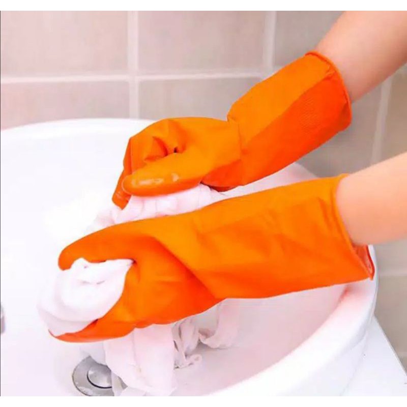 Sarung Tangan Karet Latex Rubber Gloves Premium