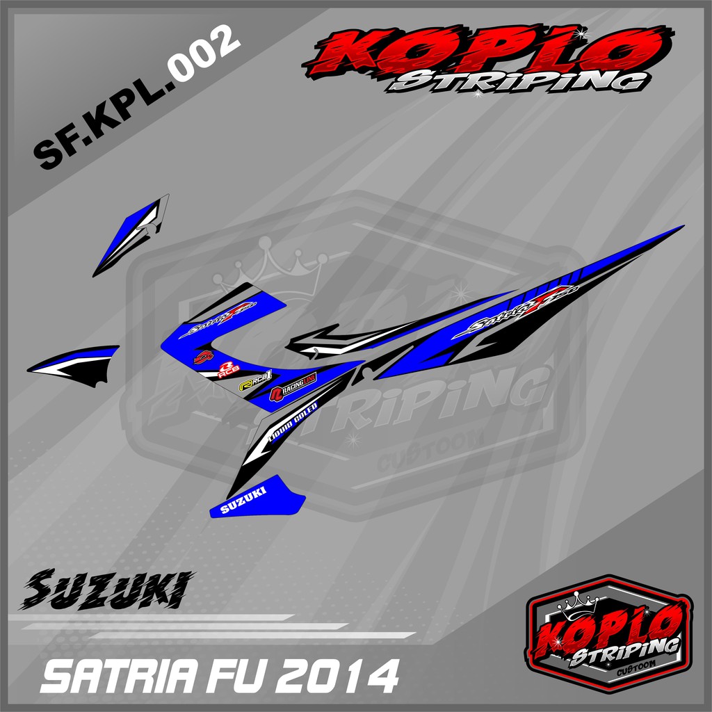 Sticker Striping Variasi Satria FU 2014 - Striping Satria FU 2014 . KPL 002