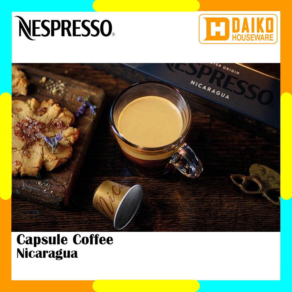 Capsule Nespresso Nicaragua Original Nestle 1 Pack - Coffee Mater Origins Kopi Kapsul Expired Panjang