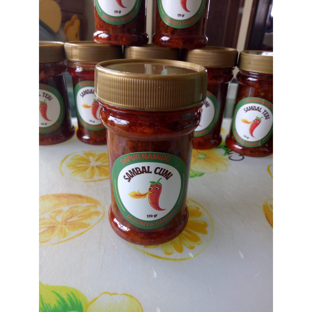 

Sambal Cumi Dapurnamido/Teri/Bawang 170gr