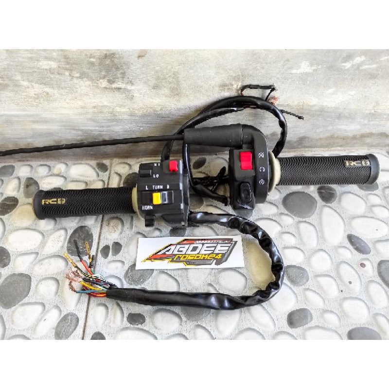 gas kontan ksr holder kanan ksr dan holder kiri ninja RR original semua