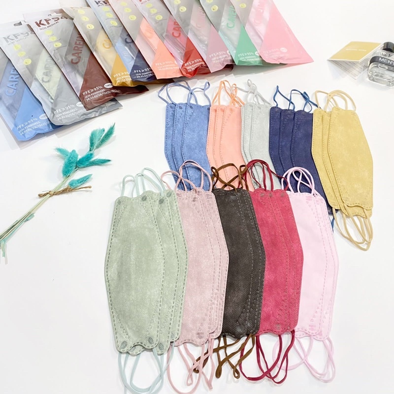 MASKER KF94 4PLY WARNA WARNI / MASKER KF94 KOREA (10pcs)