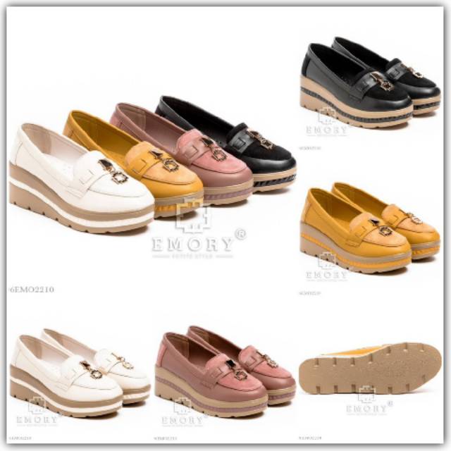 SHOES IMPORT BRANDED EMORY Keera Series 96EMO 2210 / SEPATU WEDGES FASHION WANITA KOREA BATAM MURAH