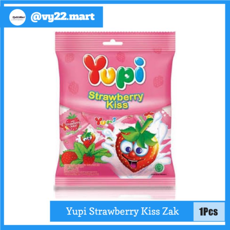 

Permen Yupi Strawberry Kiss Zak