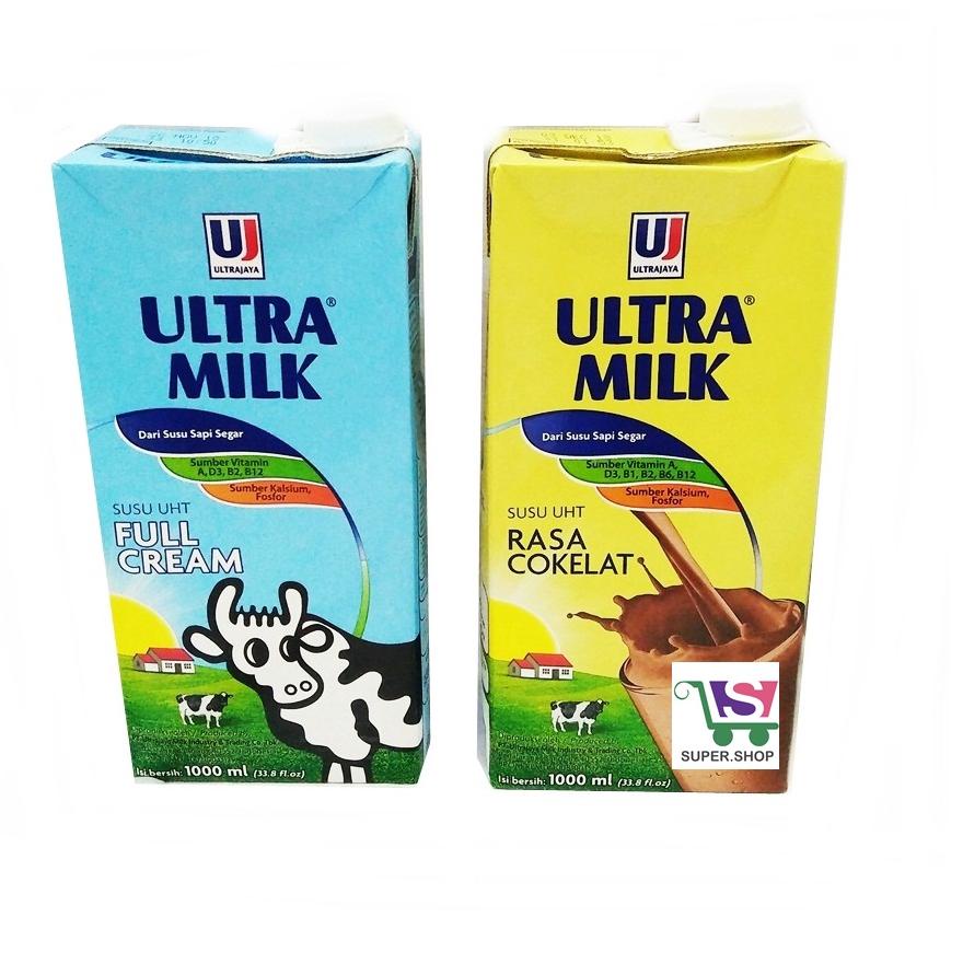 

Aa1A9--Susu Ultra Milk UHT Full Cream / Cokelat 1 Liter