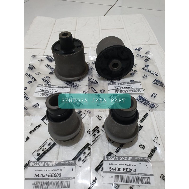 BUSHING CROSS MEMBER LIVINA EVALIA LATIO DEPAN BELAKANG 4PC ORIGINAL