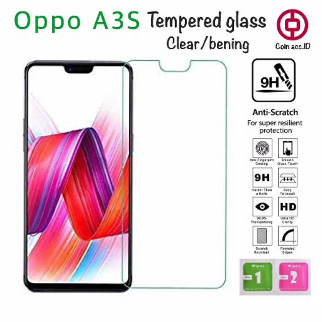 Tempered glass Oppo A3s