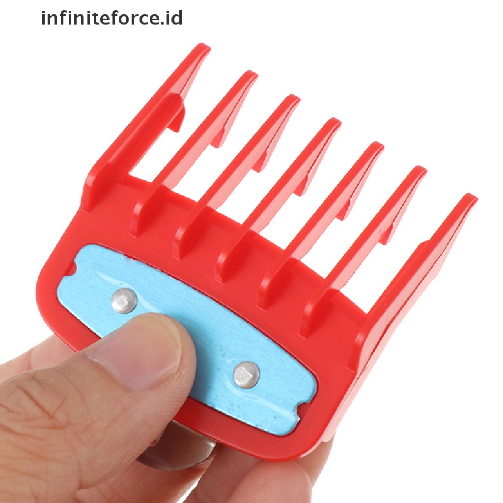 Infiniteforce.id Set Sisir Guide Dengan Holder Metal Ukuran 1.5 + 4.5mm Untuk Clipper