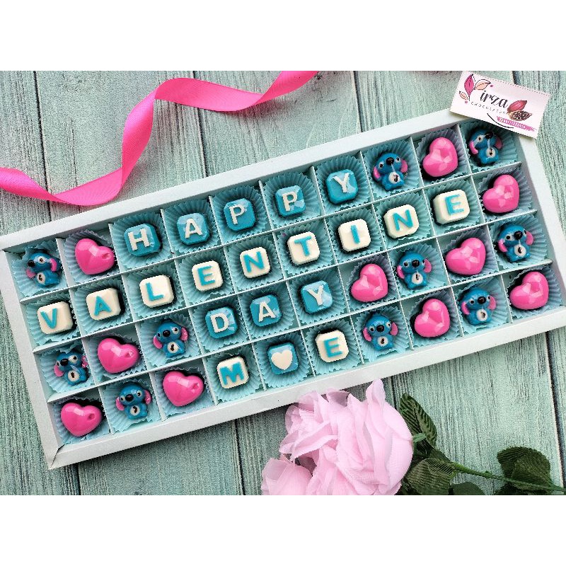 

Coklat ultah 4x10 | coklat kata | coklat ucapan | souvenir | praline | kado