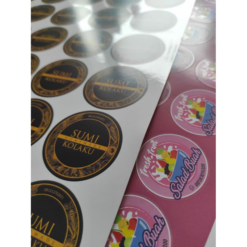 

jasa cetak sticker A3